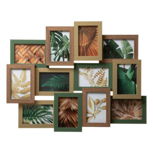 Rama foto Atmosphera Julia colaj 12 poze 10x15 cm, MDF si sticla, 65x51 cm, multicolor