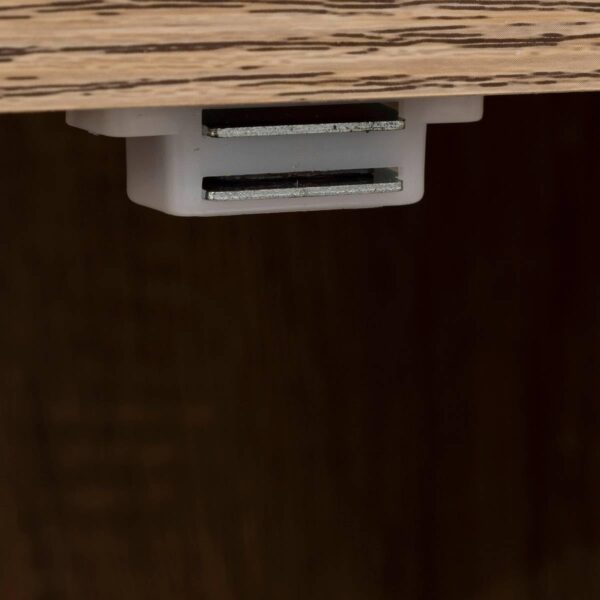 Comoda 5Five Mix n Modul, 6 compartimente, finisaj stejar, 67x32x101 cm, bej - imagine 2