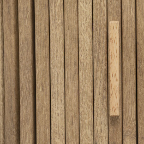 Masuta de cafea Atmosphera Colva cu 2 usi glisante, MDF si otel, 120x60x41 cm, bej - imagine 6