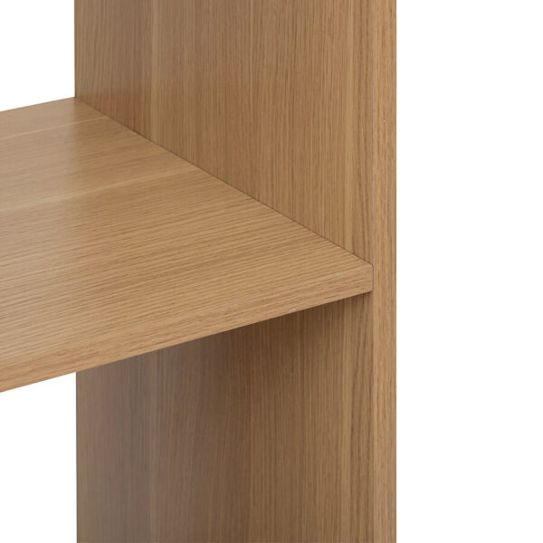 Biblioteca 5Five Tasso cu 5 rafturi, PAL, 63x30x159 cm, bej - imagine 2