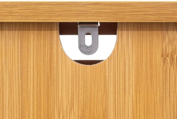 Comoda 5Five Sicela cu 4 sertare, bambus, 40x30x98 cm, natur - imagine 2