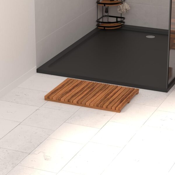 Gratar dus 5Five Acacia din lemn de salcam, antiderapant, 53x36x3 cm, natur - imagine 5