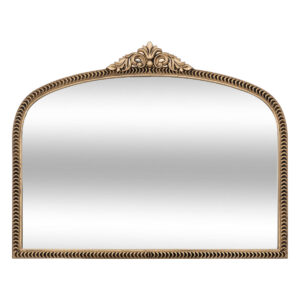 Atmosphera Victoria oglinda decorativa cu rama din MDF si detalii sculptate, 71x56 cm, auriu