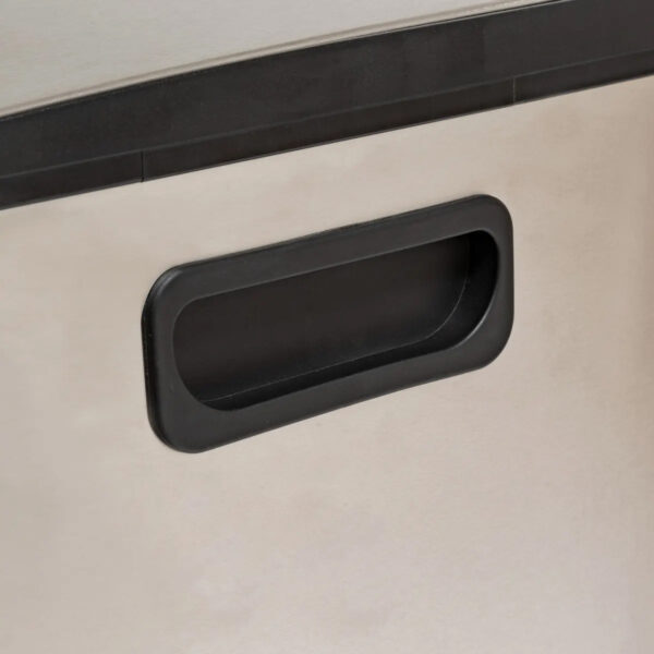 Cos gunoi 5Five Ariane, colectare selectiva, 3 compartimente 18L, inox, 61x36x62 cm, gri - imagine 6