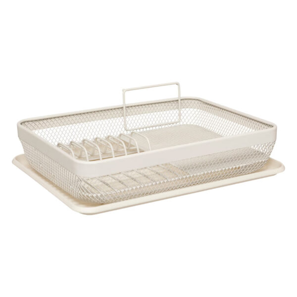 Suport vase 5Five Mayaj cu 1 nivel, otel si plastic, 43x32x13 cm, bej - imagine 6
