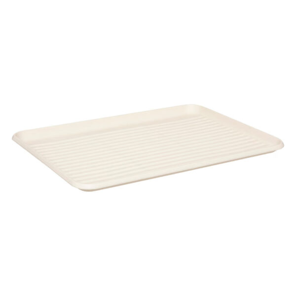 Suport vase 5Five Mayaj cu 1 nivel, otel si plastic, 43x32x13 cm, bej - imagine 2