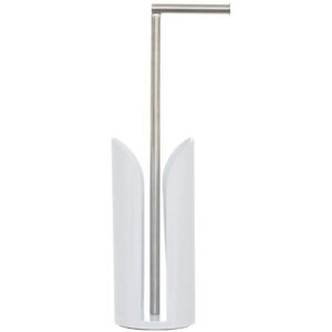 Suport hartie igienica 5Five Colors, otel, 15x60 cm, alb