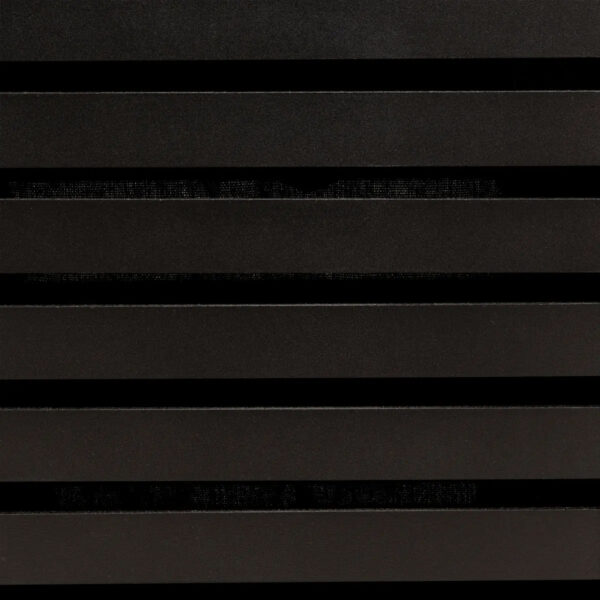 Cos rufe 5Five Sicela din lemn MDF, capacitate 65 litri, 40x40x58 cm, negru - imagine 2