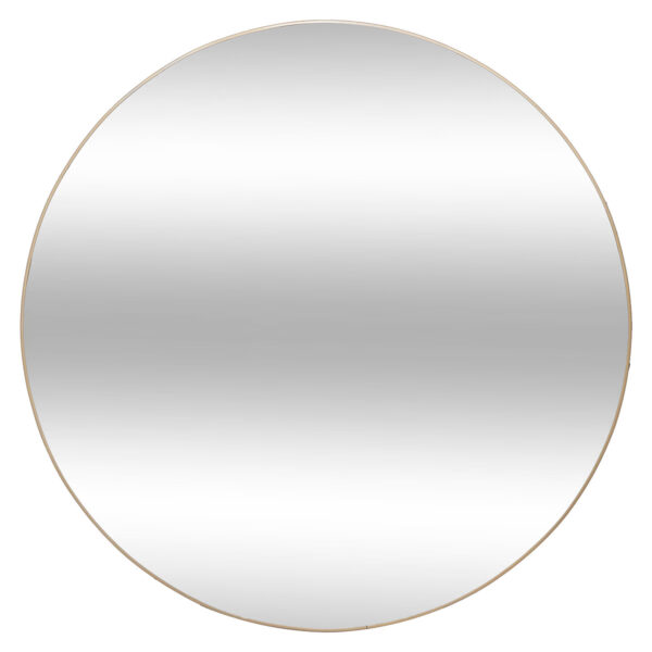 Oglinda rotunda Atmosphera Alice, diametru 110 cm, rama auriu