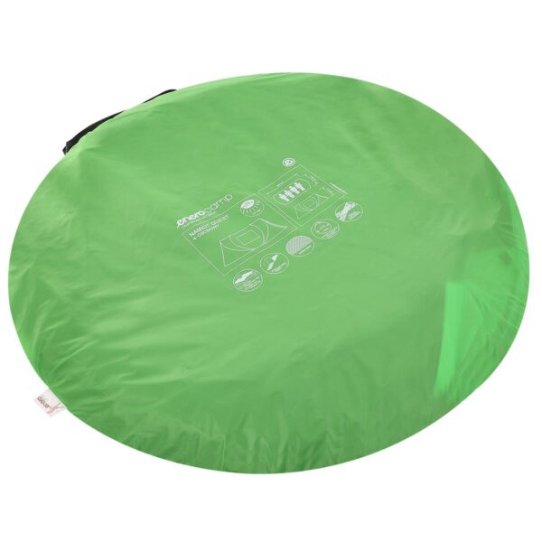 Cort autoexpandabil 4 persoane, 4 ferestre, 2 usi, impermeabil 1000 mm, 280x210x115 cm, verde-negru - imagine 5