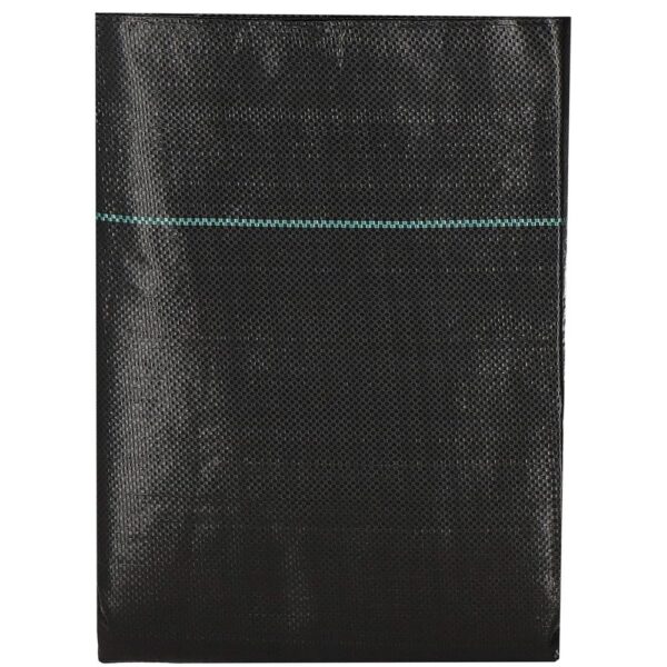 Folie agrotextil, mulcire, antiburuieni, filtru UV, 10 x 3.2metri, 90g/m2, negru - imagine 5