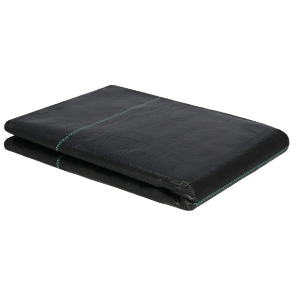 Folie agrotextil, mulcire, antiburuieni, filtru UV, 10 x 3.2metri, 90g/m2, negru - imagine 9