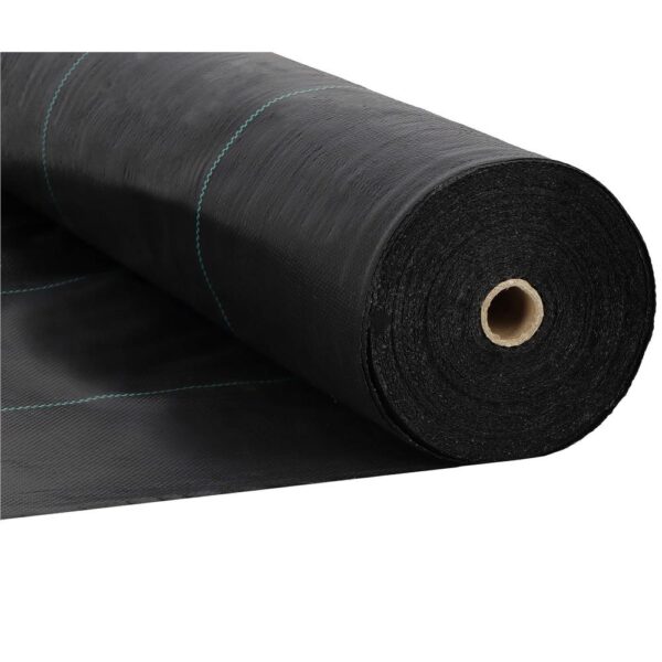 Folie agrotextil, mulcire, antiburuieni, filtru UV, 100 x 0.8metri, 70g/m2, negru - imagine 11