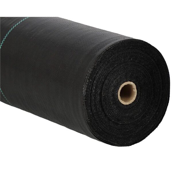 Folie agrotextil, mulcire, antiburuieni, filtru UV, 100 x 0.8metri, 70g/m2, negru - imagine 6