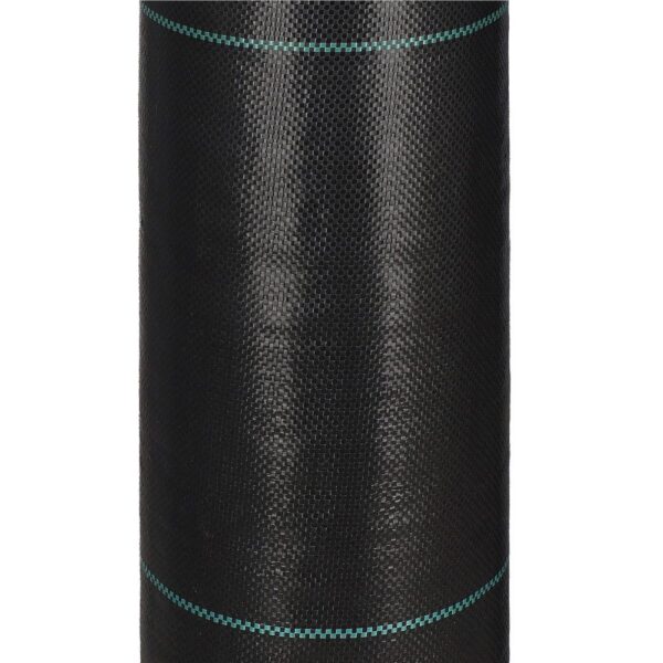 Folie agrotextil, mulcire, antiburuieni, filtru UV, 100 x 0.8metri, 70g/m2, negru - imagine 9