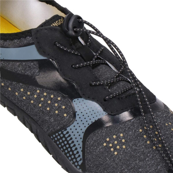 Pantofi plaja si apa, talpa cauciuc antiderapanta, material respirabil, negru, marimea 42 - imagine 7