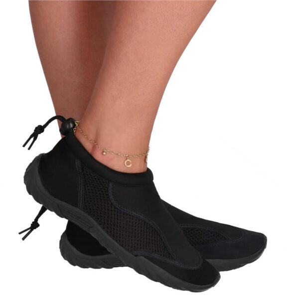 Pantofi apa unisex, material respirabil, talpa EVA antiderapanta, negru, marimea 45 - imagine 2