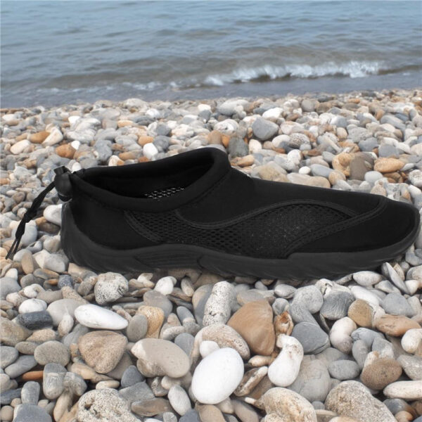 Pantofi apa unisex, material respirabil, talpa EVA antiderapanta, negru, marimea 45 - imagine 6