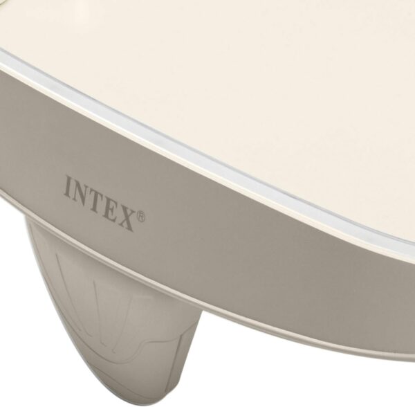 Suport pentru bauturi si telefon Intex 28520, 45x26x16 cm, PVC, cu iluminare LED, bej - imagine 3