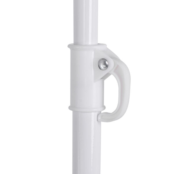 Umbrela de plaja pliabila, cu inclinare si inaltime reglabila, diametru 150 cm, verde cu imprimeu frunze verzi - imagine 2