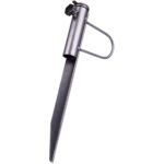 Suport metalic pentru umbrela de plaja sau gradina, cu infigere in sol, diametru tije 25–35 mm, 42 cm