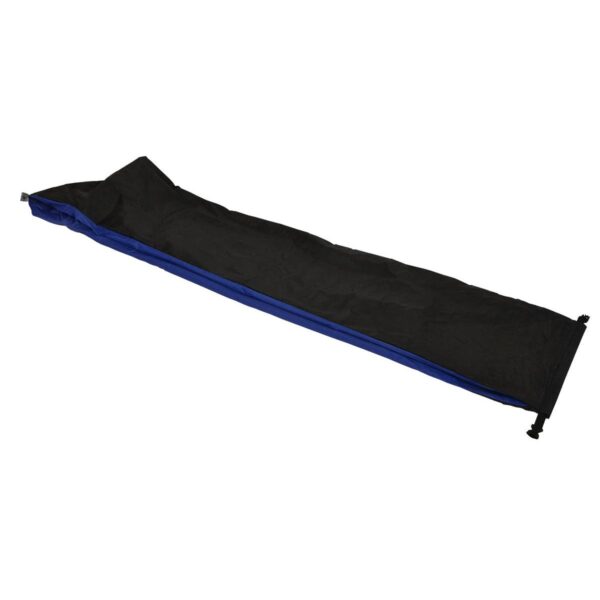 Saltea gonflabila pentru plaja cu pliere rapida, maxim 180kg, 180x70x50 cm, bleumarin si negru - imagine 5