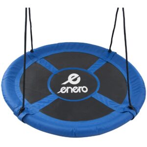 Leagan tip cuib, diametru XXL 110 cm, inaltime reglabila, maxim 150 kg, albastru