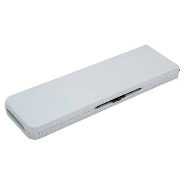 Banca pliabila pentru evenimente si catering, 183x28x43 cm, din HDPE si otel, alb - imagine 11