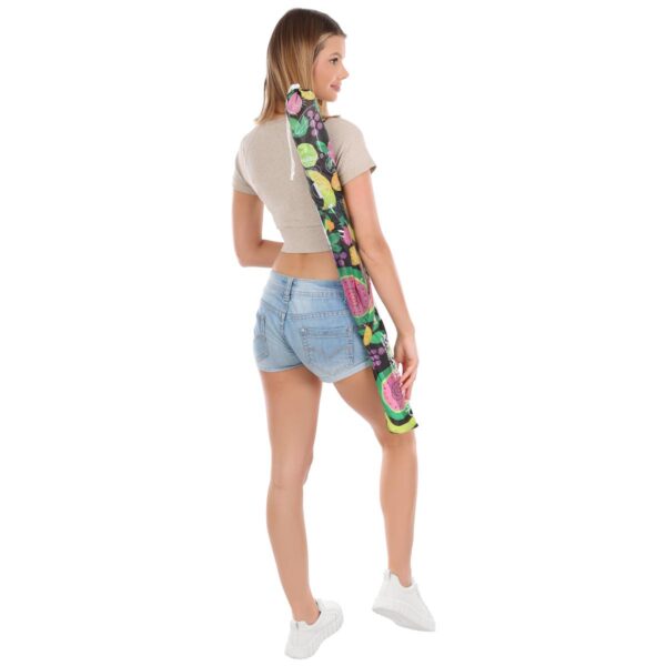 Umbrela de plaja 160 cm cu structura metalica, inclinare reglabila si husa transport, multicolor - imagine 11