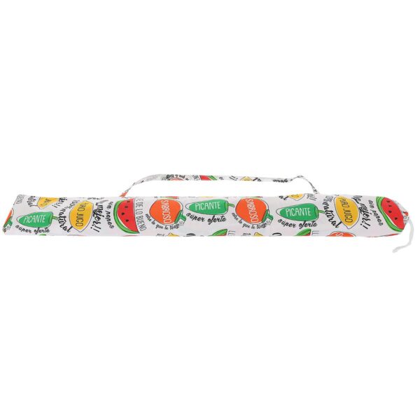 Umbrela plaja 180 cm cu imprimeu fructe, structura otel, reglabila pe inaltime si inclinare, multicolor - imagine 4