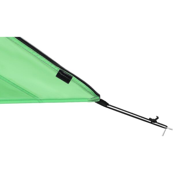 Cort camping 4 persoane cu antreu, protectie UV, impermeabil 3000 mm, 330x250x105 cm, gri - imagine 8