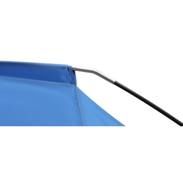 Cort plaja pentru 4 persoane, cu podea, protectie UV, 273x195x177 cm, albastru - imagine 10