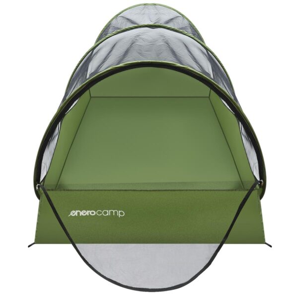 Cort cu plasa anti-insecte autoexpandabil, pentru plaja sau camping, 190x120x95 cm, verde - imagine 7