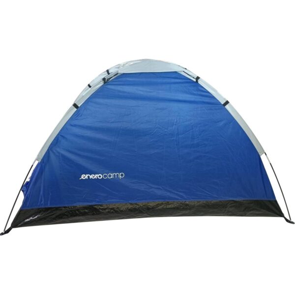 Cort usor de camping 2 persoane, cu plasa tantari, 200x120x100 cm, albastru - imagine 3