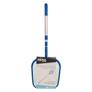 Plasa cu maner telescopic pentru curatare piscina, din aluminiu, 29x3x152 cm