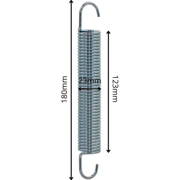 Arc trambulina din otel galvanizat, lungime 180 mm, compatibil trambuline 366 cm - 396 cm - imagine 4