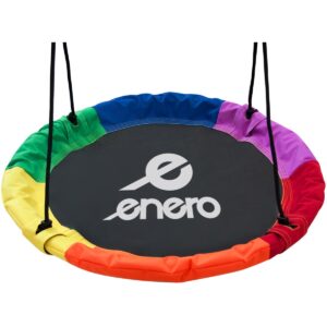 Leagan tip cuib, diametru XXL 110 cm, inaltime reglabila, maxim 150 kg, multicolor
