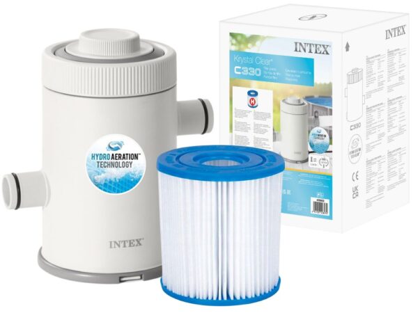 Pompa filtrare Intex 26602, debit 1250 l/h, cu Hydro Aeration, pentru piscine pana la Ø305 cm - imagine 2
