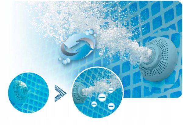 Pompa filtrare Intex 26602, debit 1250 l/h, cu Hydro Aeration, pentru piscine pana la Ø305 cm - imagine 4