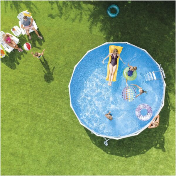 Piscina cadru metalic Prism Frame Premium Intex 26726NP, 457x122 cm, cu toate accesoriile - imagine 4