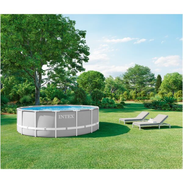 Piscina cadru metalic Prism Frame Premium Intex 26726NP, 457x122 cm, cu toate accesoriile - imagine 5