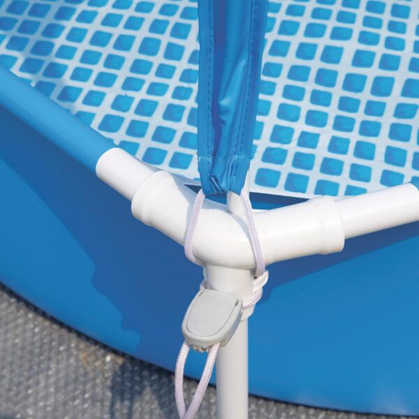 Piscina rotunda cu cadru meltalic si parasolar Canopy Intex 28290NP, D183xH38 cm - imagine 6