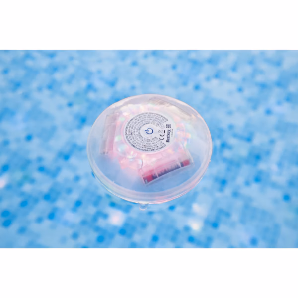 Lampa plutitoare cu LED pentru piscina Bestway FloatBright, 4 culori, 7 moduri, functionare cu 3 baterii AA - imagine 20