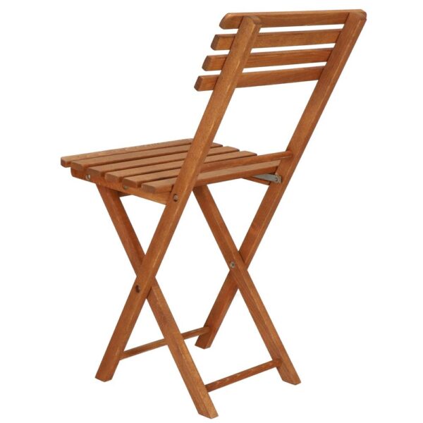Set mobilier balcon sau terasa din lemn de fag, pliabil, masa 52x51x65 cm si 2 scaune, maro - imagine 28