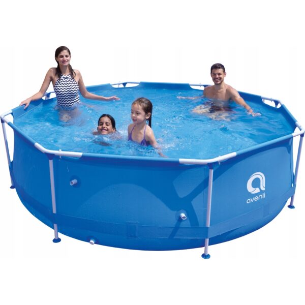 Piscina cadru metalic Avenli, 300x76 cm, 4.400 litri, cu toate accesoriile - imagine 5
