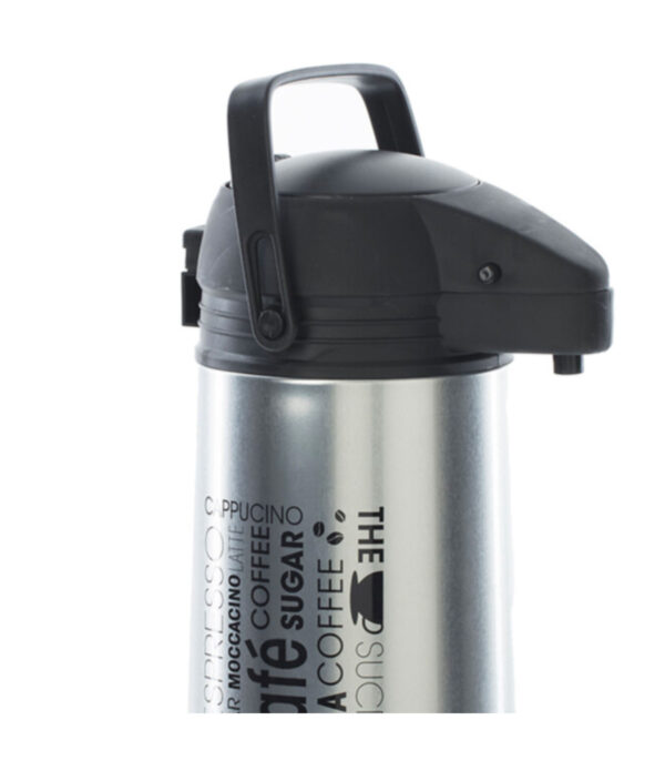 Termos bauturi 5Five Neta, inox, 1.8 litri, 17x13x36 cm, argintiu - imagine 3