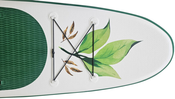 Placa Stand up paddle SUP gonflabila cu vasla, pompa si accesorii, 320x80x19 cm, 150 kg, alb - imagine 7