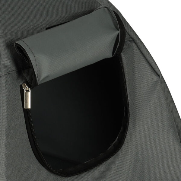 Casuta cu pat pentru caini si pisici, cu acoperis detasabil si baza ventilata, 54x44x60 cm, negru - imagine 6