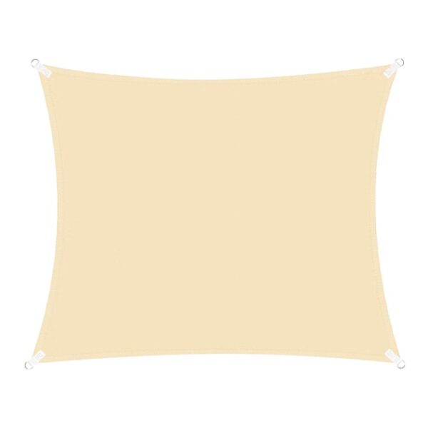 Prelata umbrire 4x4 m pentru terasa sau balcon, impermeabila, protectie UV, crem
