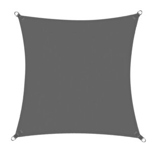 Prelata umbrire 3x3 m pentru terasa sau balcon, impermeabila, protectie UV, gri